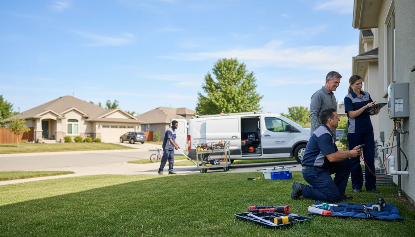 Tankless water heater service in Brant, MI